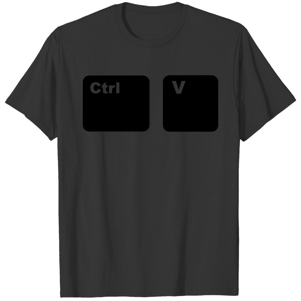 Ctrl + V Copy and Paste T-shirt