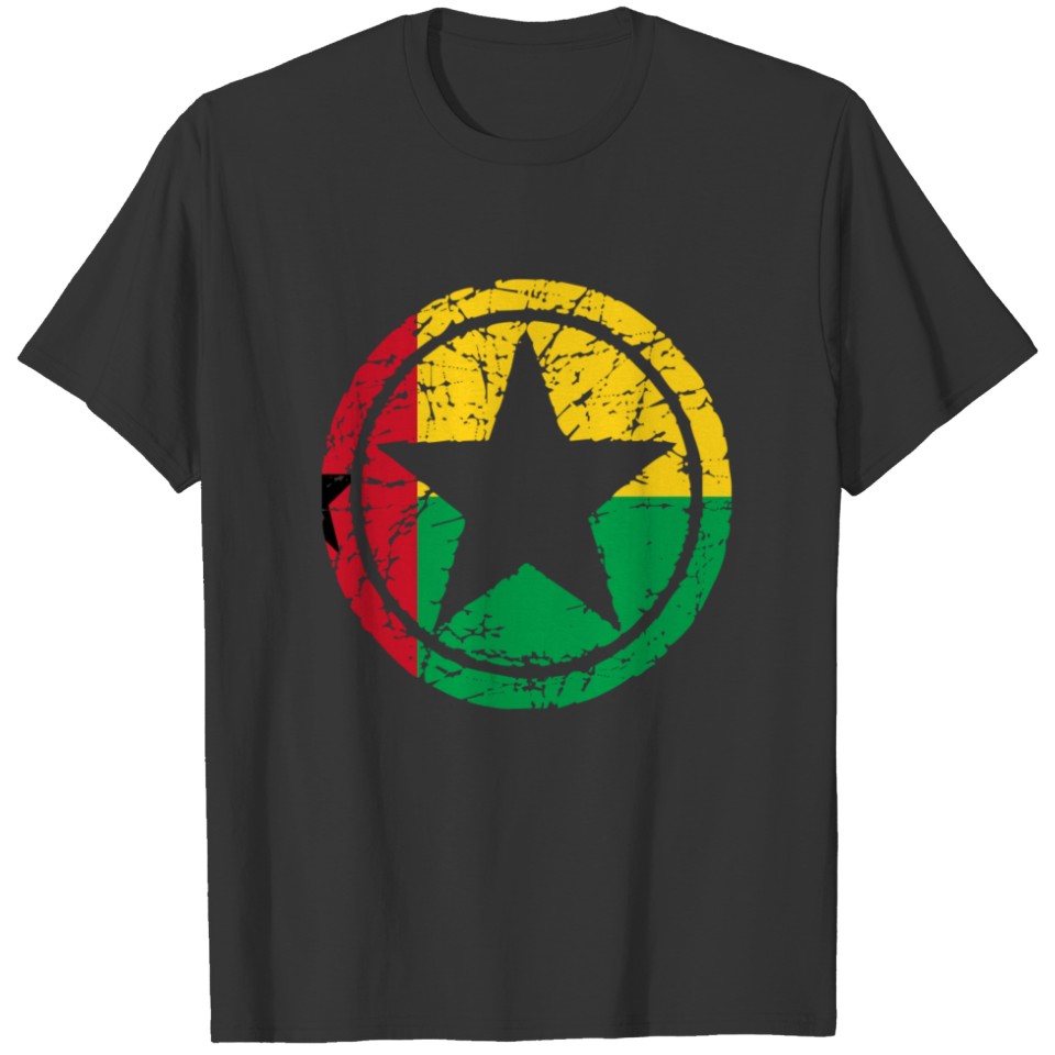 wurzeln liebe stern herz heimat Guinea Bissau png T-shirt