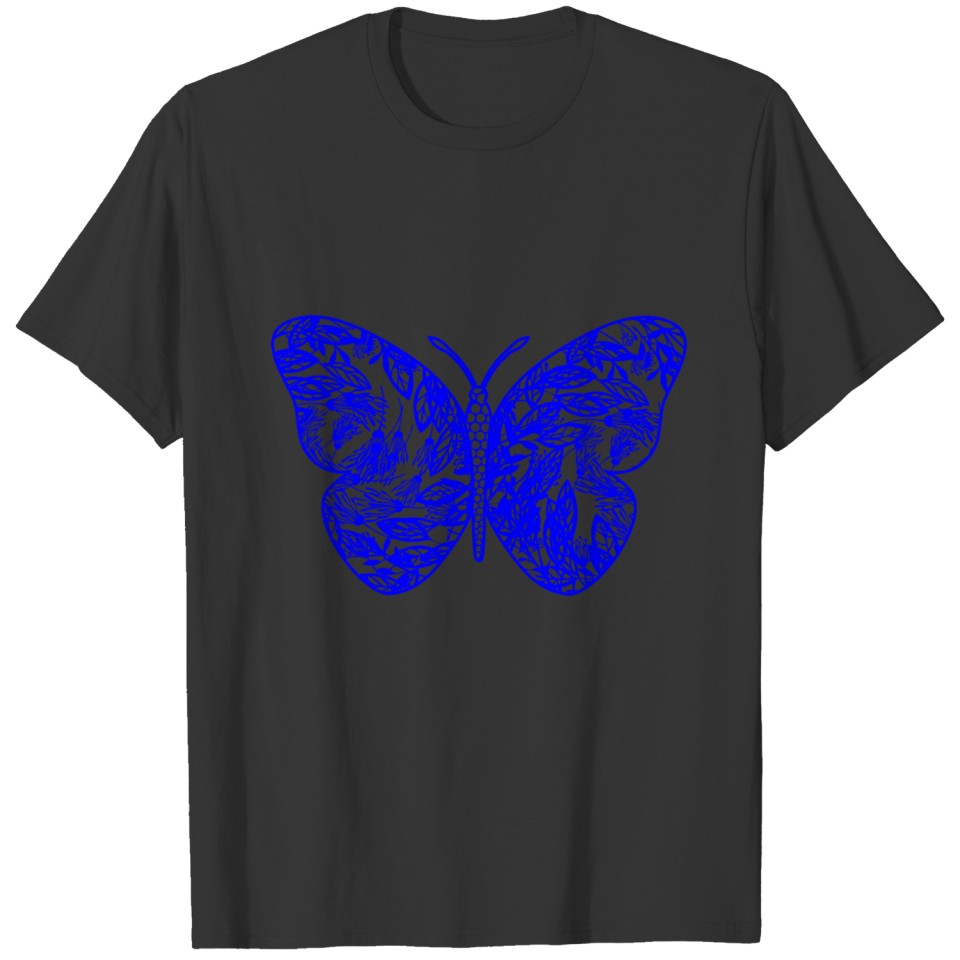 GIFT - BUTTERFLY BLUE T Shirts