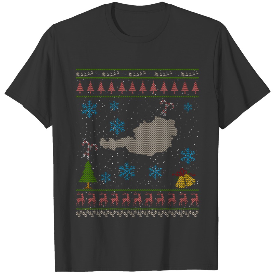 Austria Christmas Ugly Shirt Austrian T-shirt