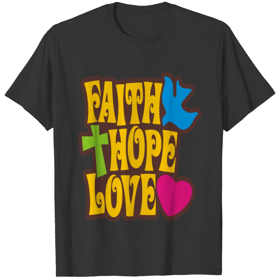 faith hope hove on T-shirt
