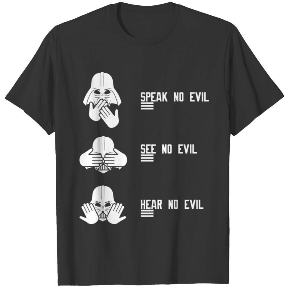 Hear no evil see no evil speak no evil 01 T-shirt