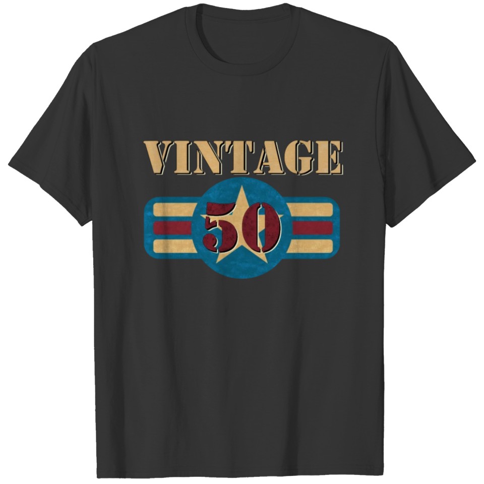 USAF Air Force Vintage Veteran 50 Pilot Military T Shirts