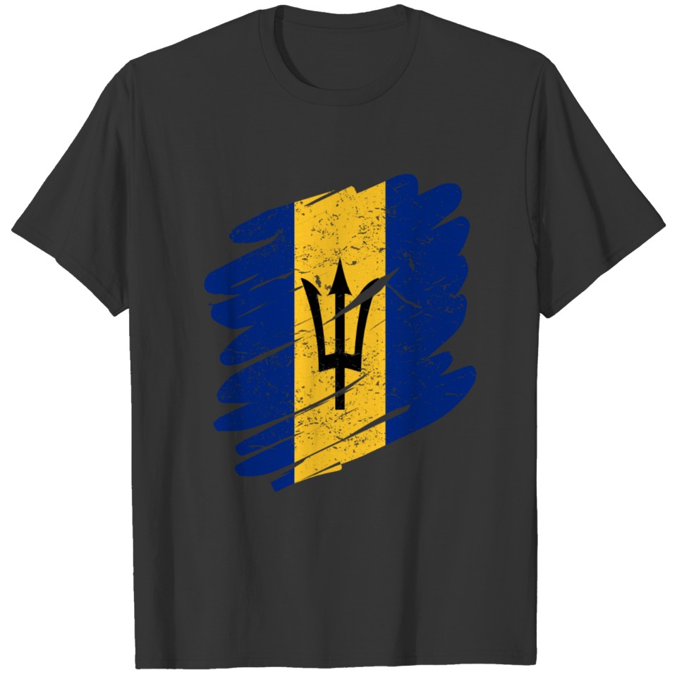 Pinsel Land Heimat Barbados T-shirt