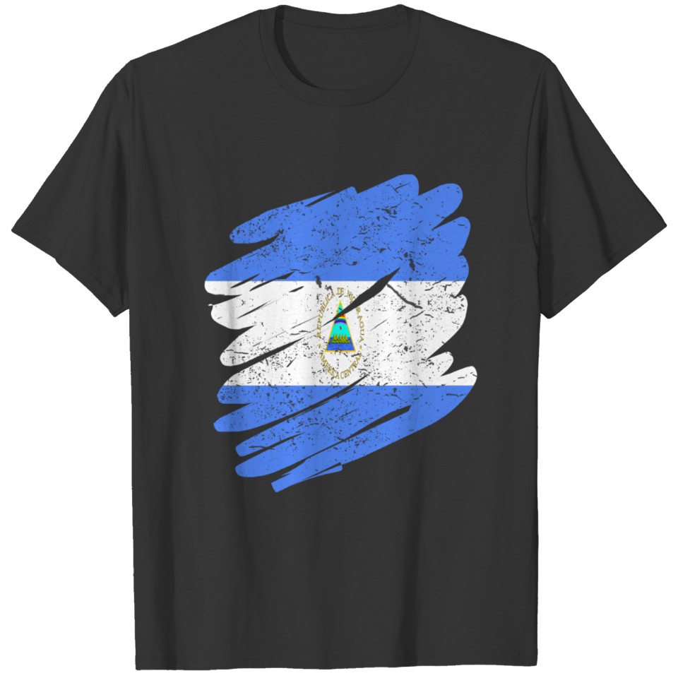 Pinsel Land Heimat Nicaragua T-shirt