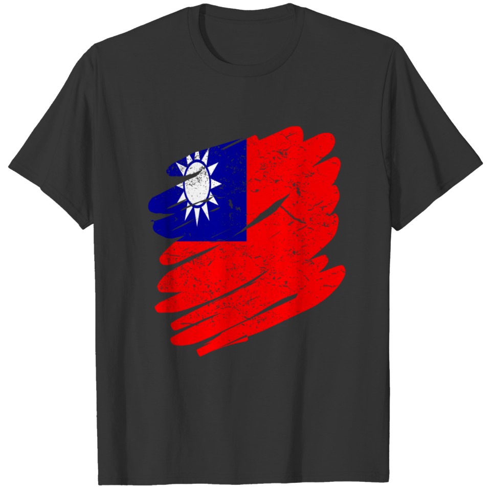 Pinsel Land Heimat Taiwan T-shirt