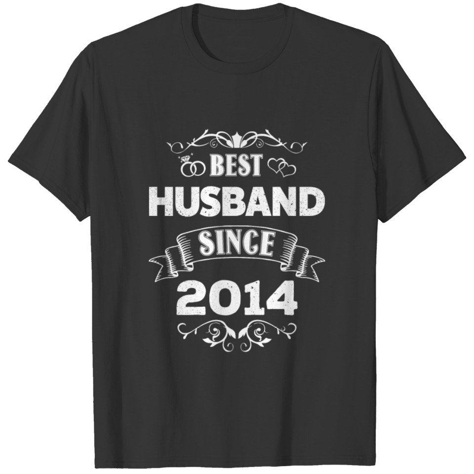 Best Husband 2014 - 4th Wedding Anniversary T Shirts