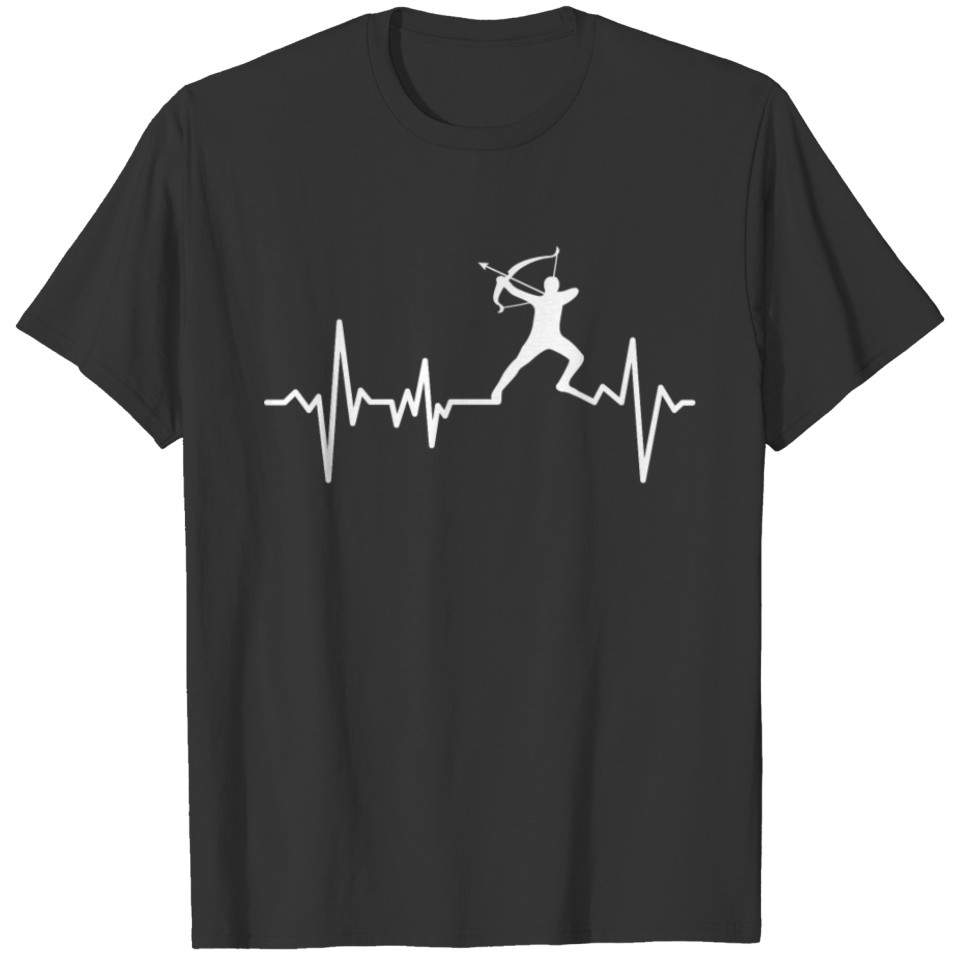 Archer Heart Beat - Archery Bow T-shirt