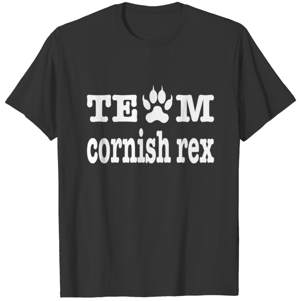 Cat Lovers Team Cornish Rex Cat T Shirts Cat Gifts Cat Owner