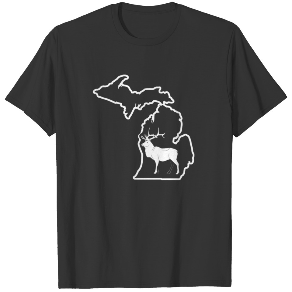 Bow Hunting Elk T Shirts Michigan Elk Hunting T Shirts