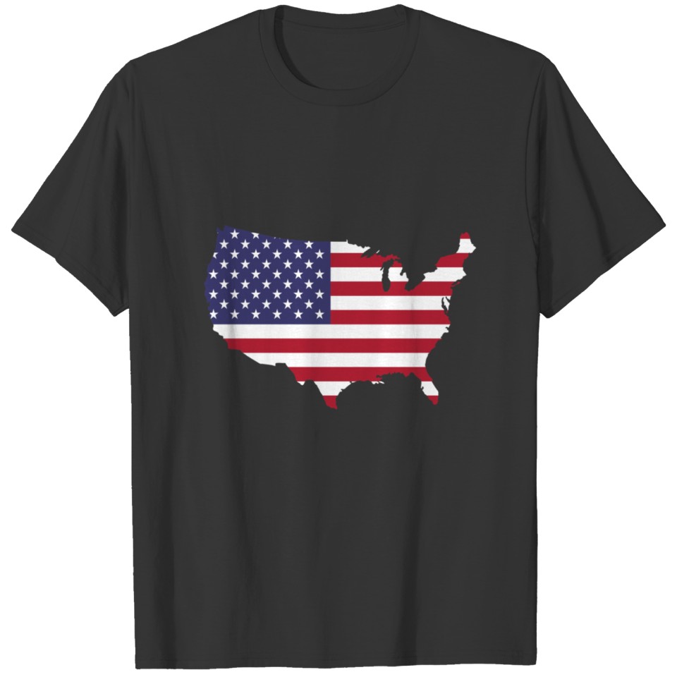 America map present T-shirt