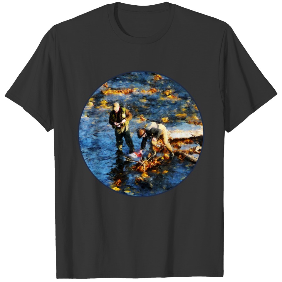 Two Men Fishing T-shirt