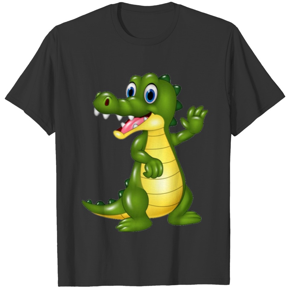 Cute Cartoon Crocodile T-shirt