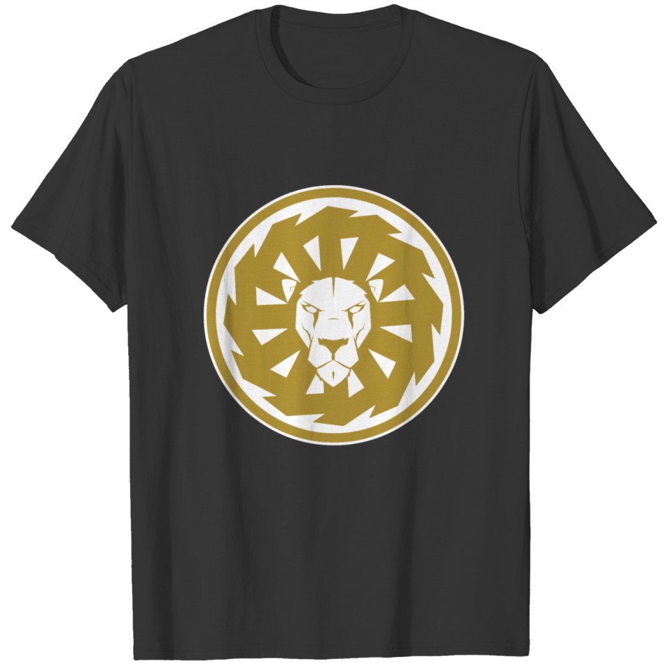 Lion symbol gold T Shirts
