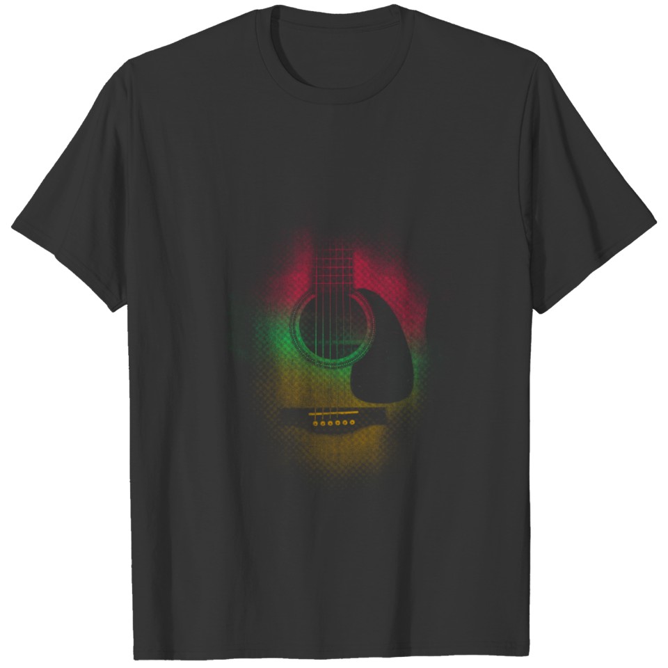 (Gift) Acoustic guitar T-shirt