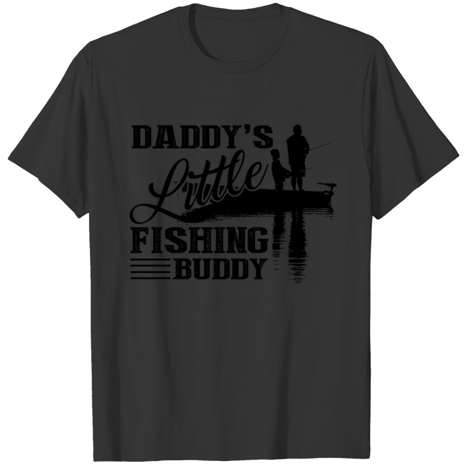 Daddy's Little Fishing Buddy Mug T-shirt