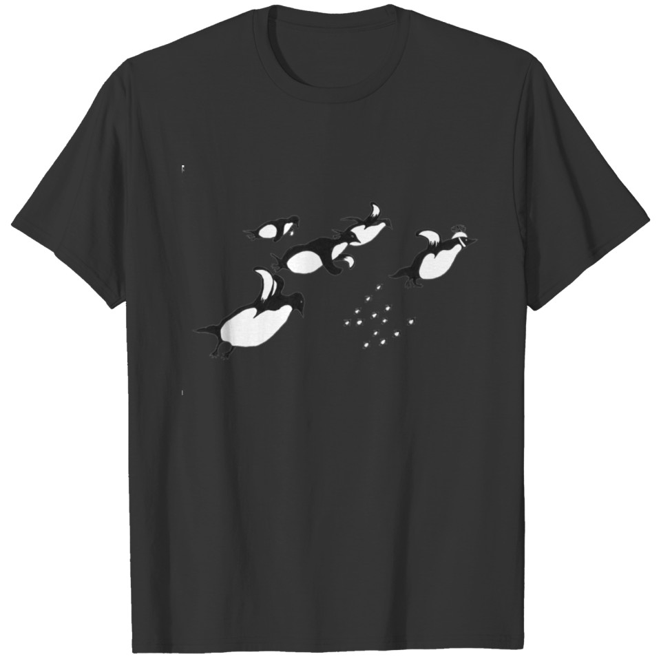 Flying penguins T Shirts