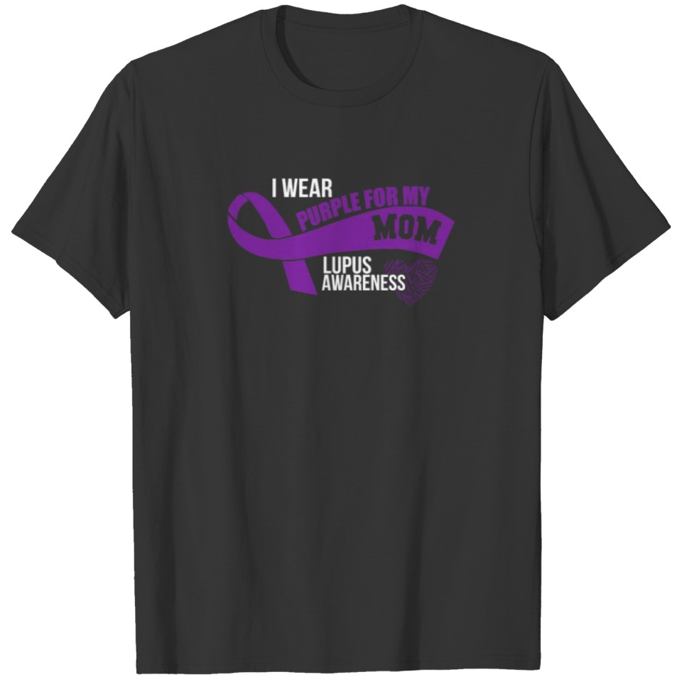I wear purple for my mom T Shirts