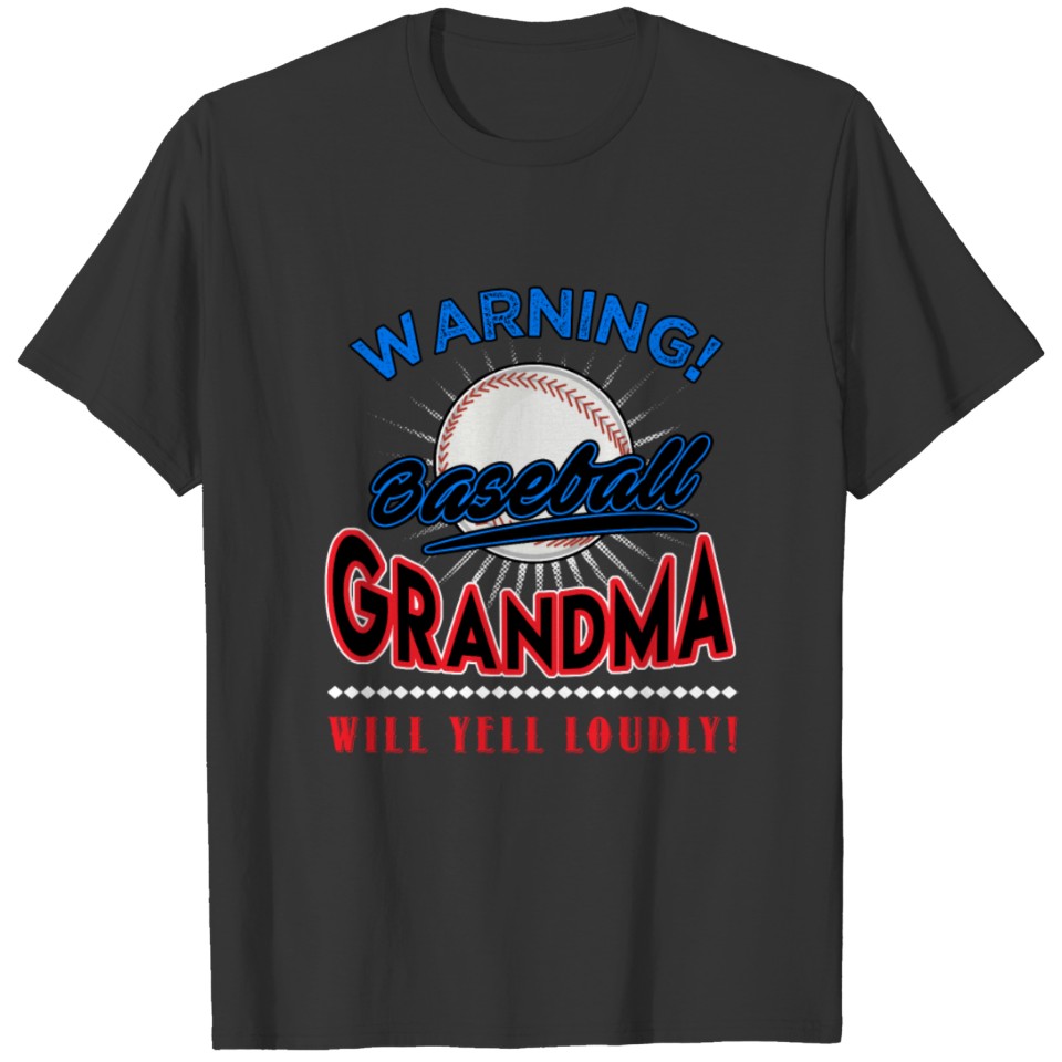 Baseball, Baseball Grandma T Shirts