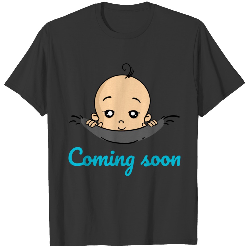 Coming Soon Baby Boy Pregnancy Pregnant Birth T-shirt