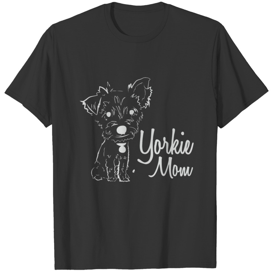 yorkie mom T Shirts