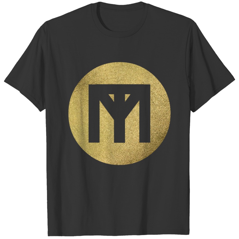 Trend Monster Gold Circle LOGO T Shirts
