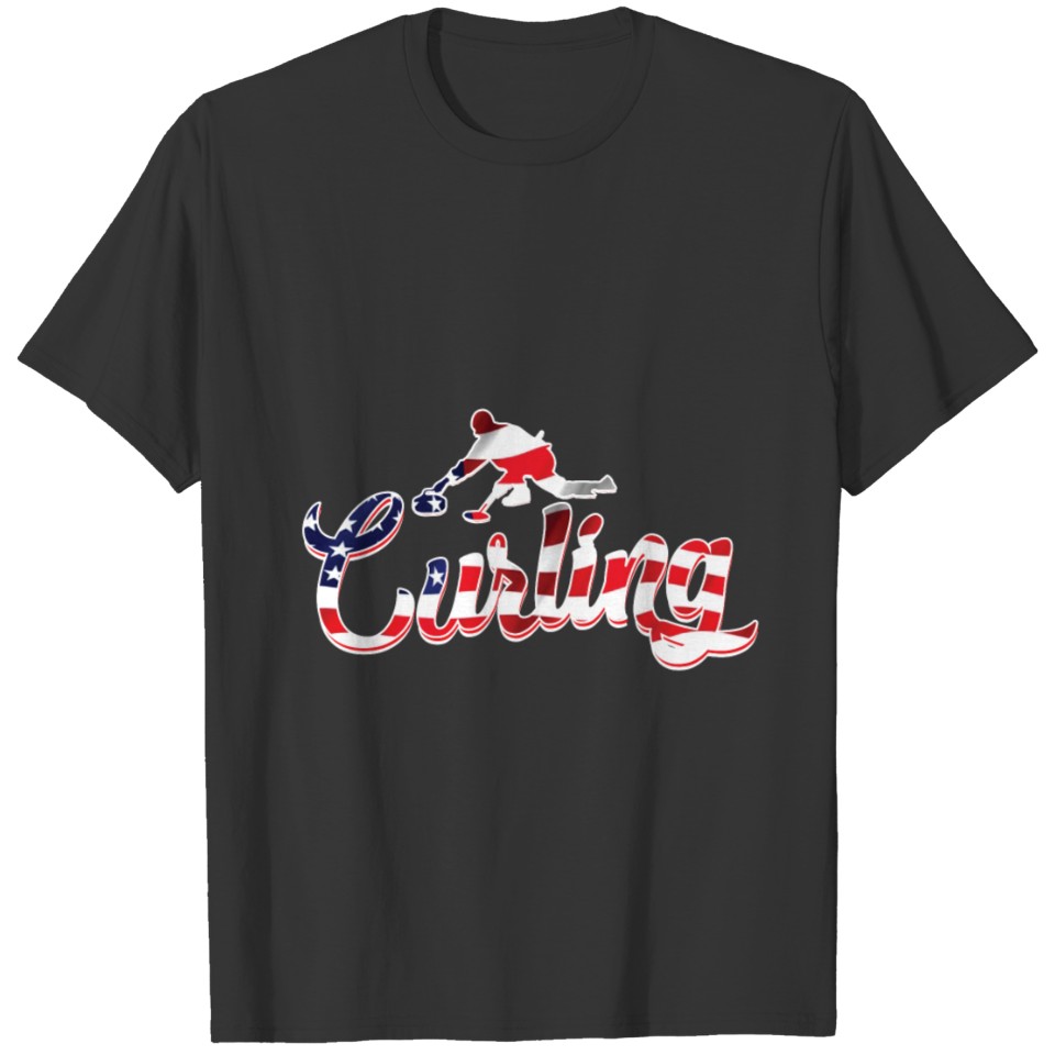 USA Curling Team T-shirt