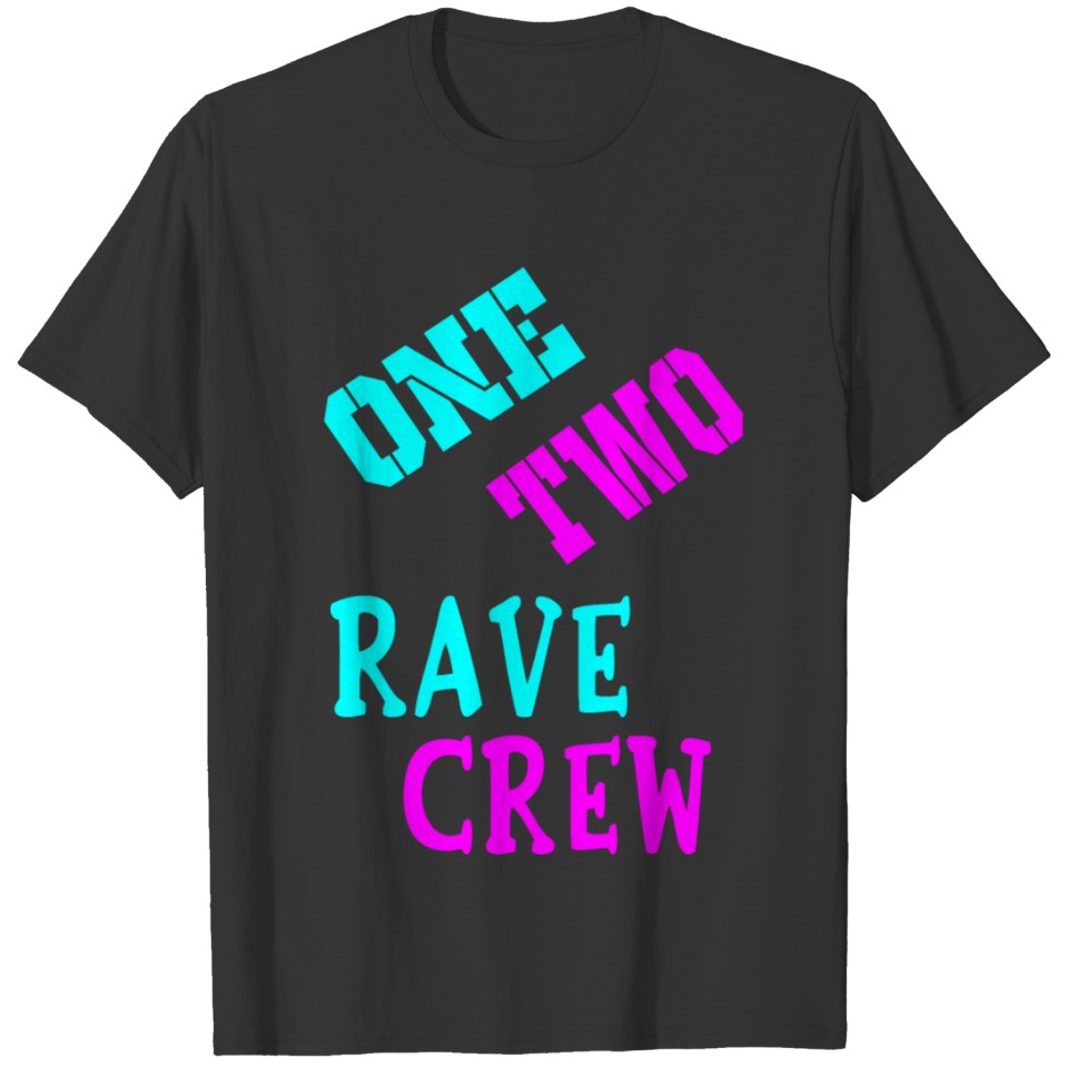 one two rave crew T-shirt