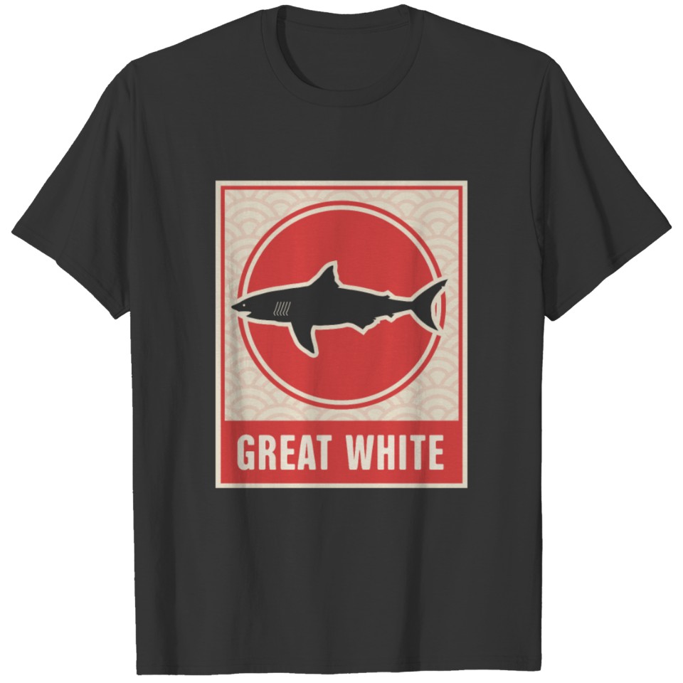 Vintage Japanese Great White Shark T Shirts