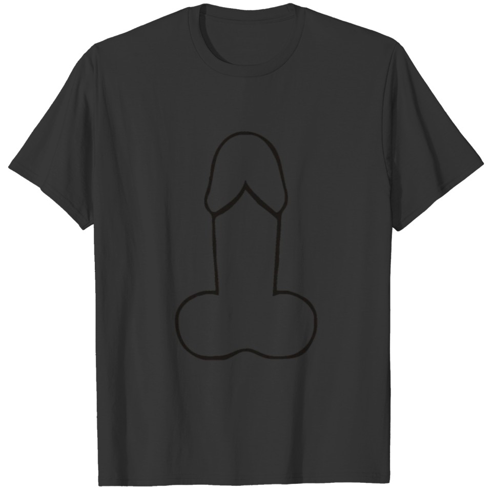 Penis Icon Funny Adult T shirt T-shirt