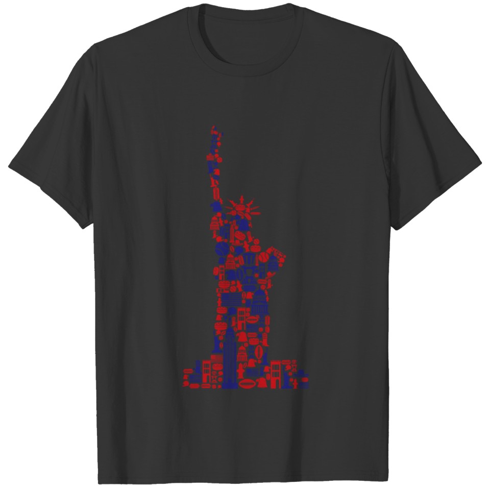 Statue Of Liberty Icons T-shirt