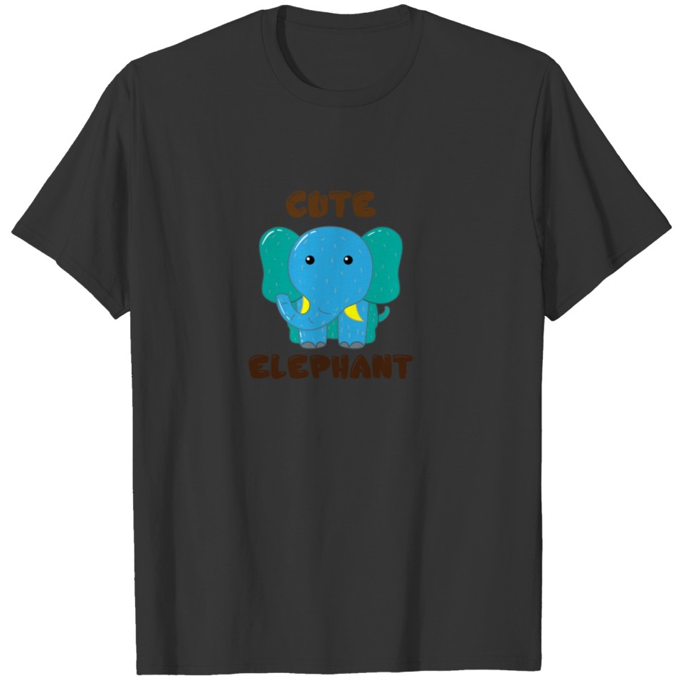 funny cute desing elephant t-shirts for men and wo T-shirt