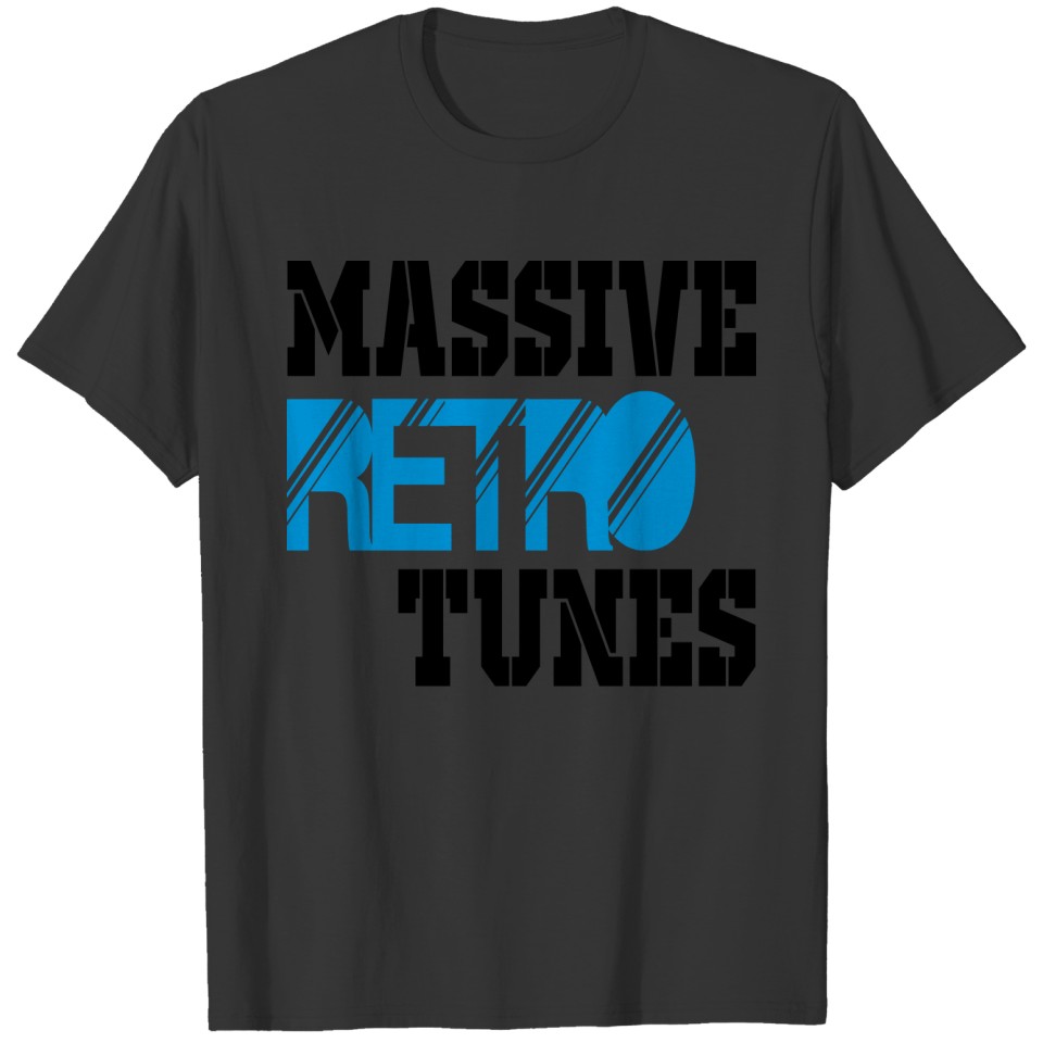 massive retro tunes T-shirt