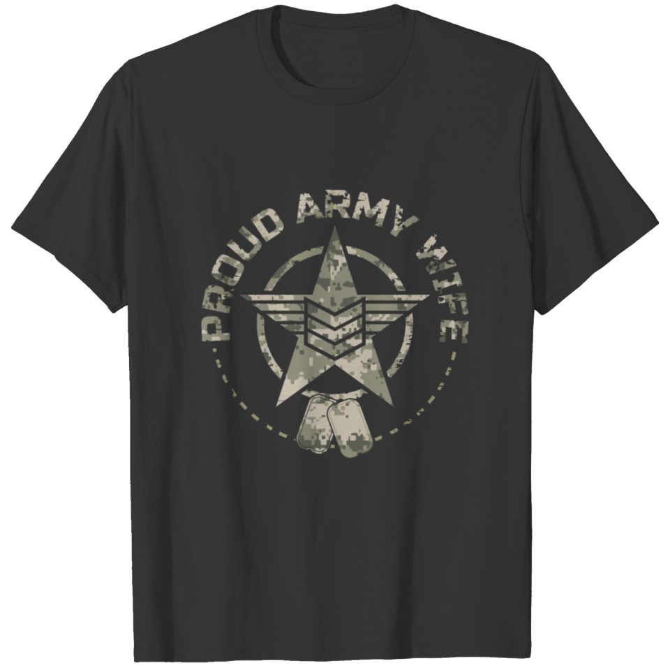 Proud Army Wife T Shirts
