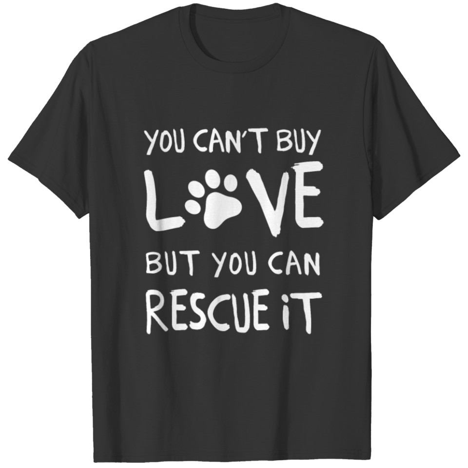Rescue Dog - Dog Lover Gift Dog T-shirt