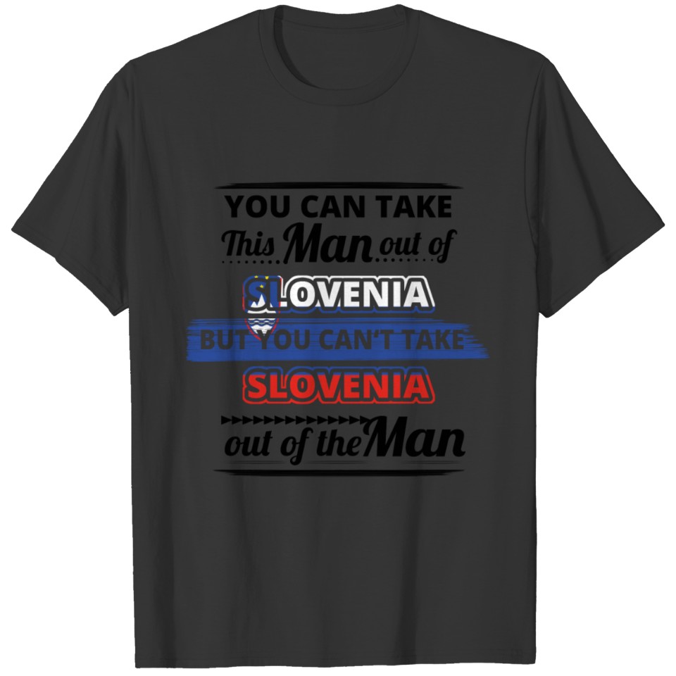 Geschenk aus liebe herkunft mann SLOVENIA T-shirt