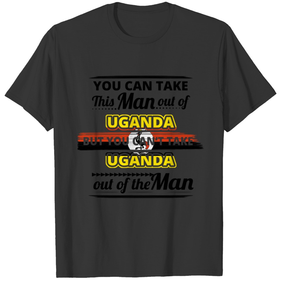 Geschenk aus liebe herkunft mann UGANDA T-shirt