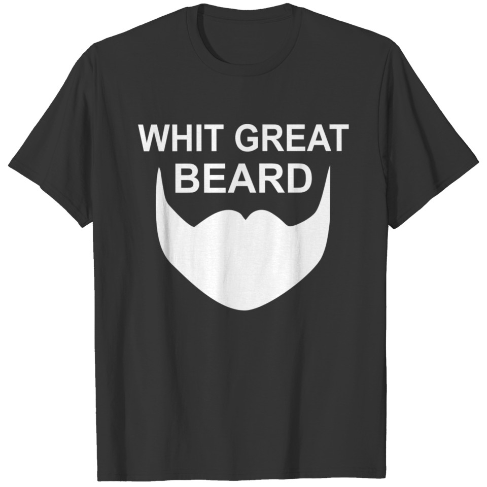 With Great Beard Comes Great Responsibility T-shirt