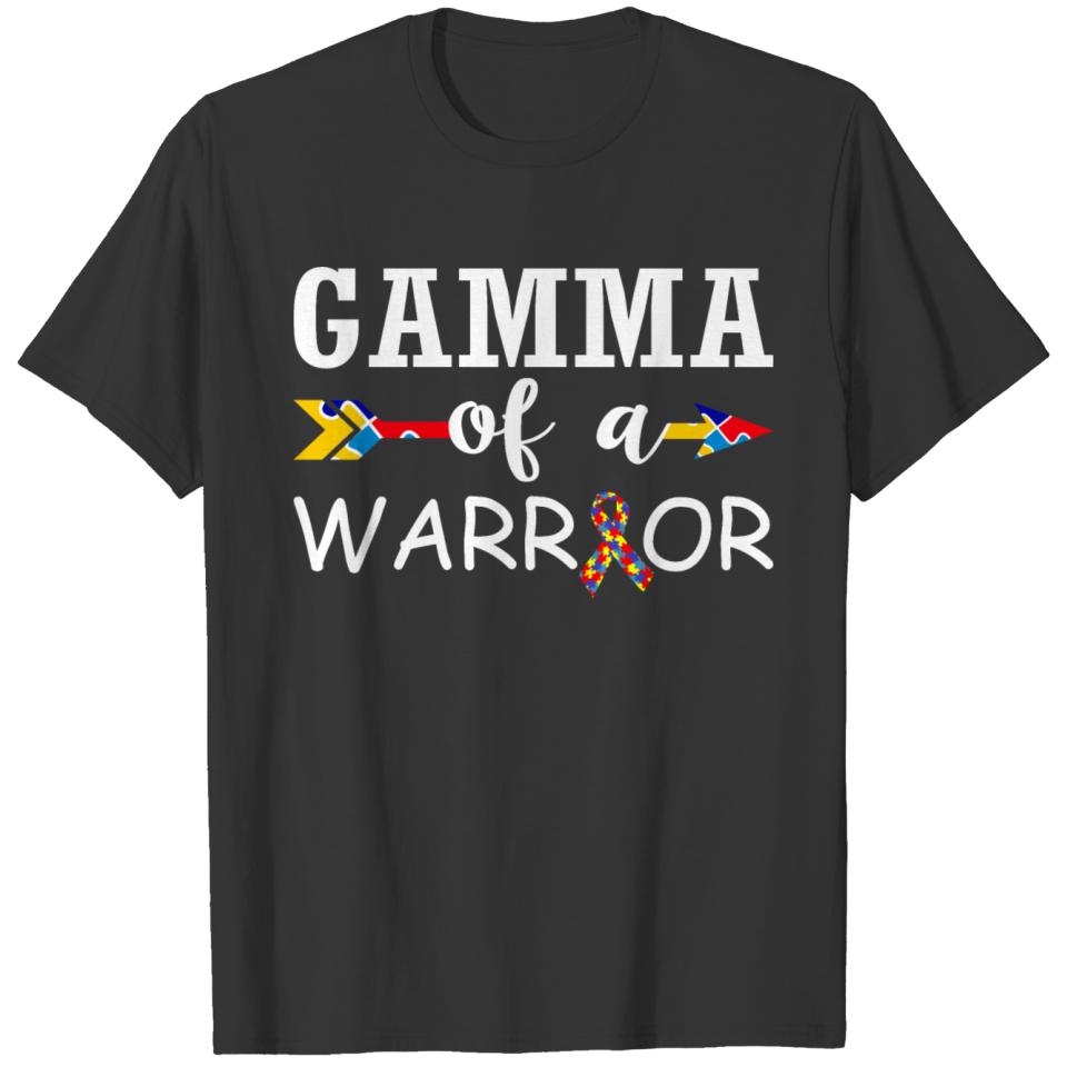 Gamma Of A Warrior Autism Awareness T-shirt