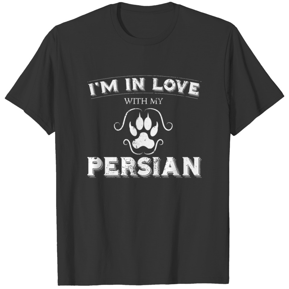 Anti Valentines Day Persian Cat Owner Gift T-shirt