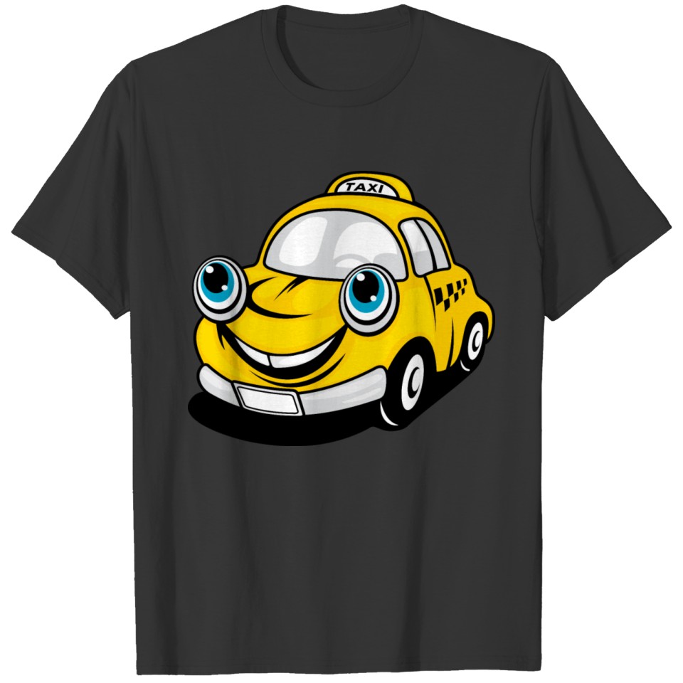 Funny Taxi Cartoon Car T Shirts