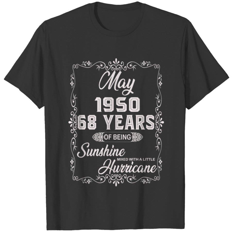 May 1950 68 Year Sunshine Hurricane T-shirt