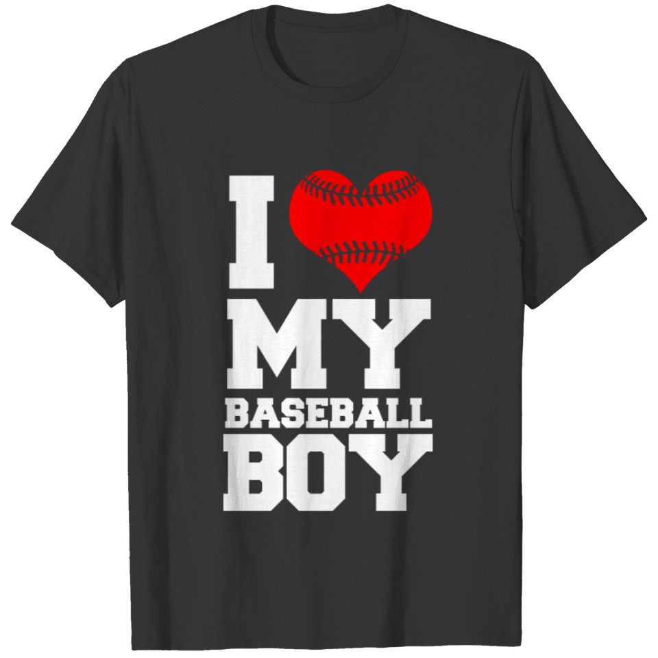 I love my baseball boy T-shirt