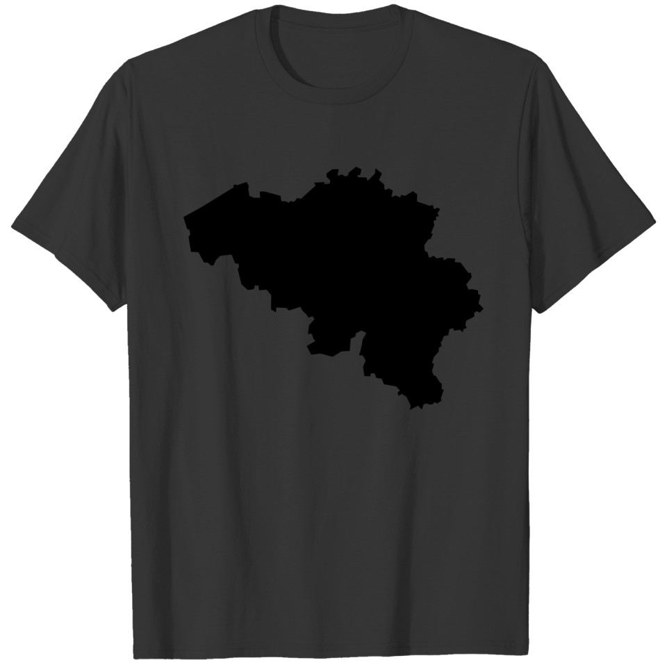 Belgium map T-shirt