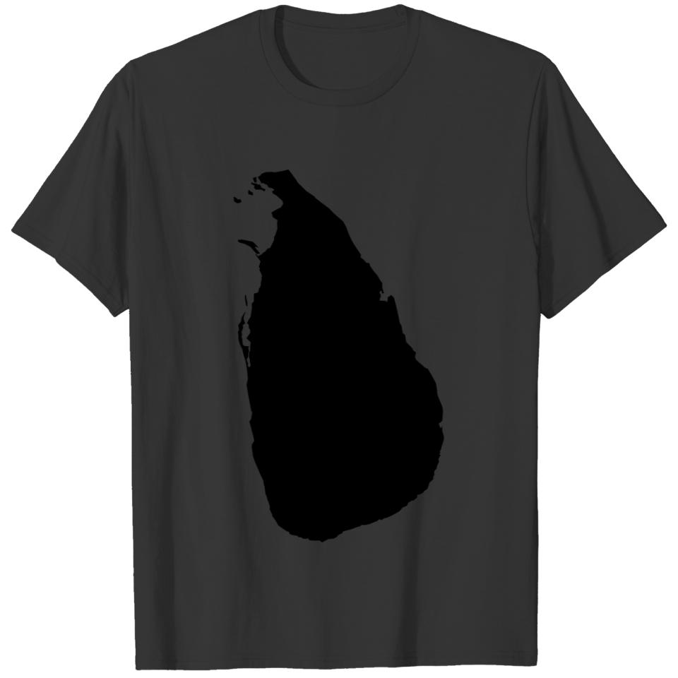 Sri Lanka map T-shirt