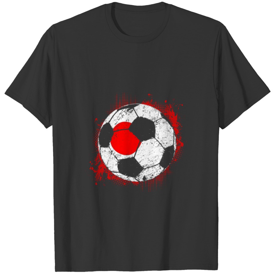 (Gift) Japan distress soccer 003 T-shirt