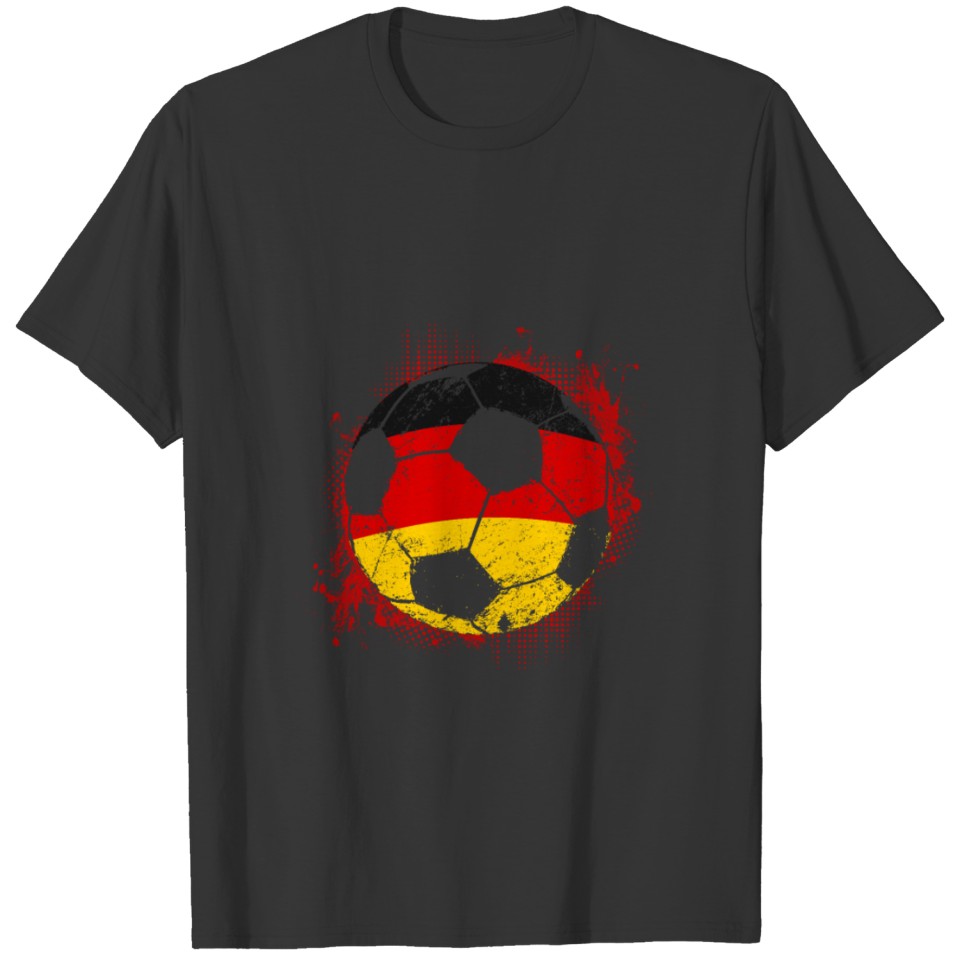 (Gift) Germany distress soccer 001 T-shirt