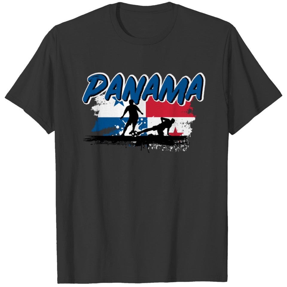 Panama Soccer Futbol Tshirt for Panamanian Fans T-shirt