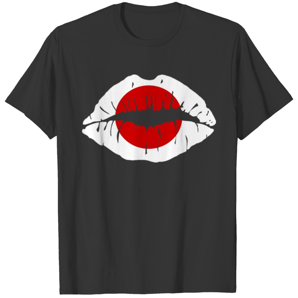 Japan Flag Kiss World Champions soccer gift idea T-shirt