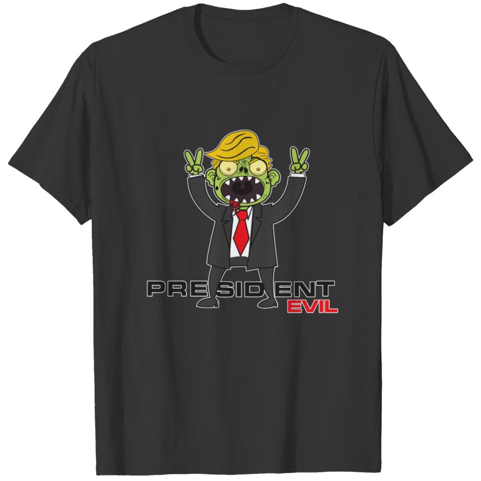 president evil Trump T-shirt